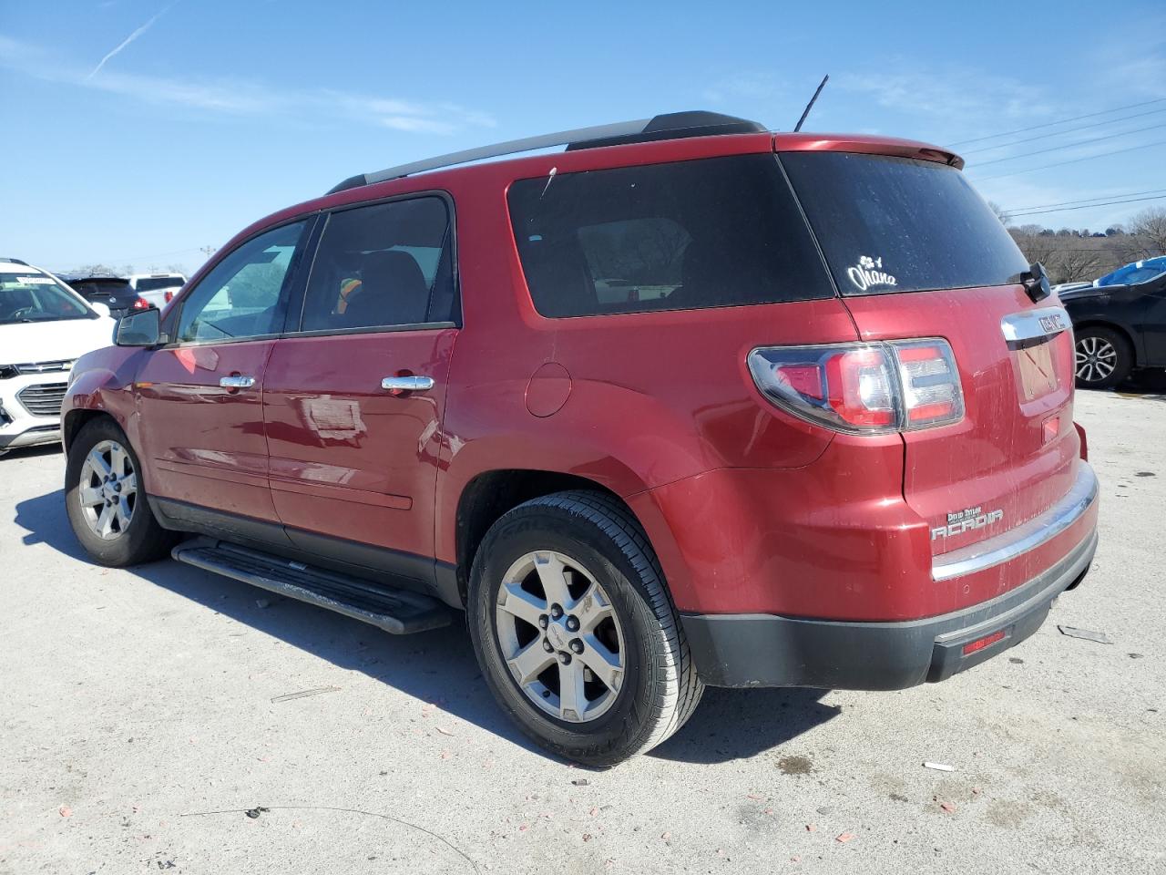 2014 GMC Acadia VIN 1GKKRPKD6EJ164026 Copart auction photo, front end / side damage thumbnail 2