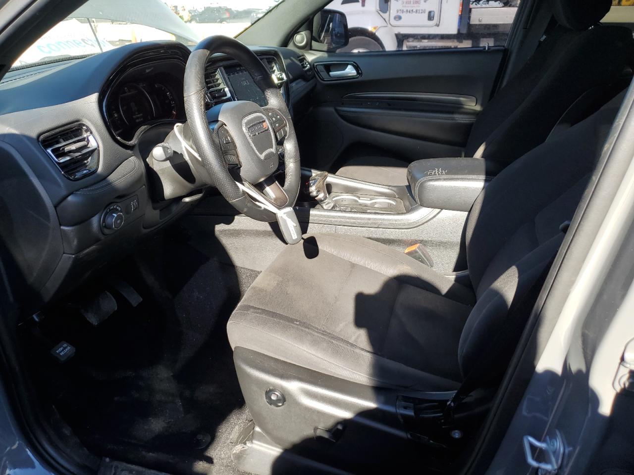 2021 Dodge Durango VIN 1C4RDJAG9MC792246 Copart auction photo, rear end damage thumbnail 7