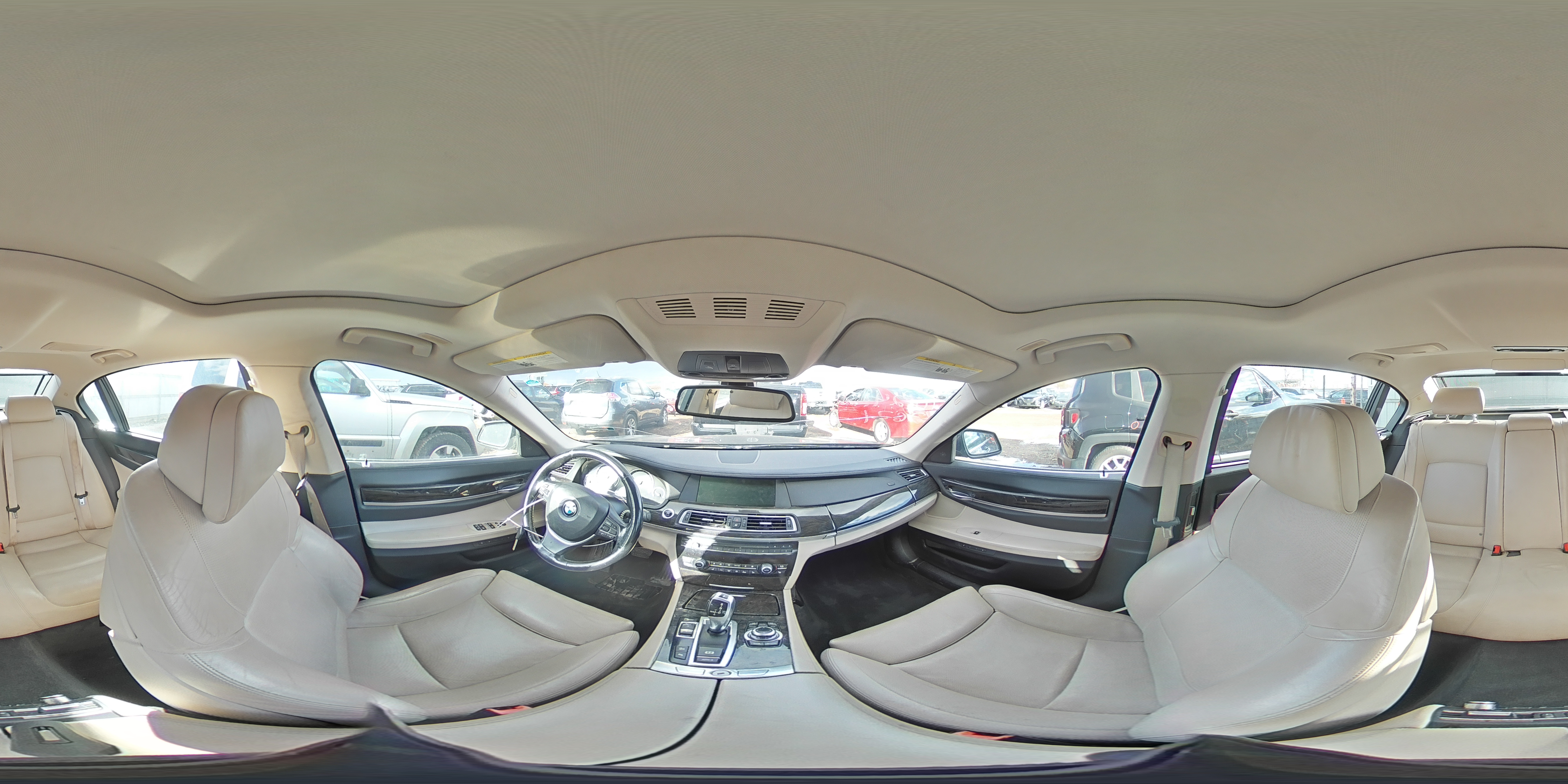 2012 BMW 7er VIN WBAKC8C51CC435700 Copart auction photo, vandalism damage thumbnail 14
