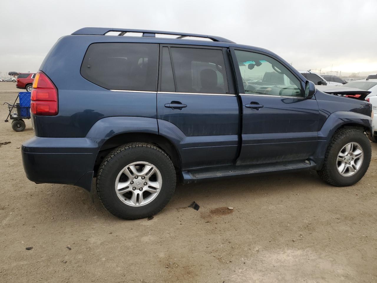 2003 Lexus GX VIN JTJBT20X930015817 Copart auction photo, front end damage thumbnail 3