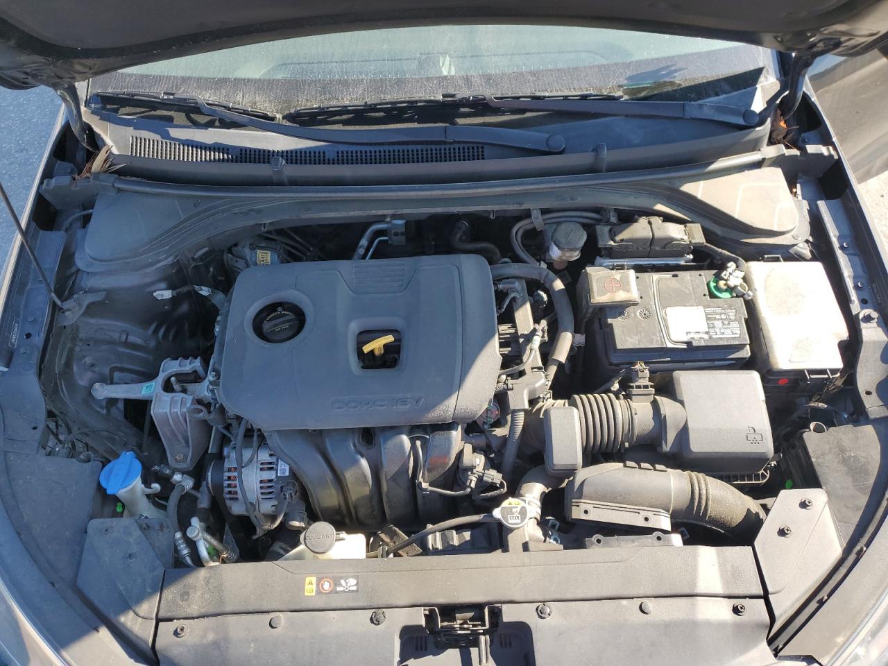 2020 Hyundai Elantra VIN 5NPD84LF7LH543760 Copart auction photo, front end / side damage thumbnail 13