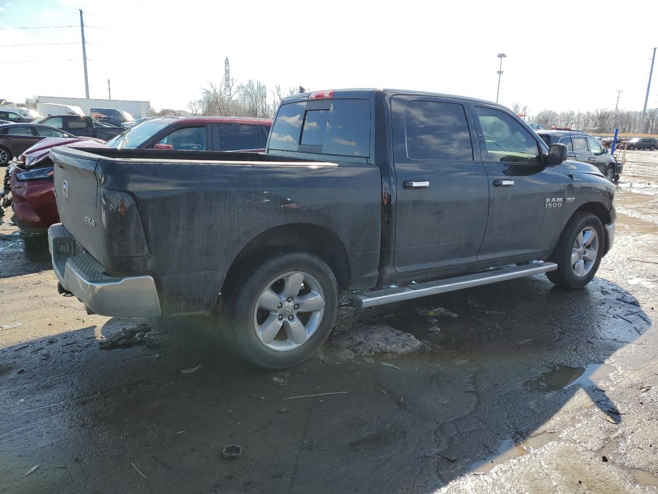 2015 RAM 1500 VIN 1C6RR7LT9FS502294 Copart auction photo, front end damage thumbnail 3