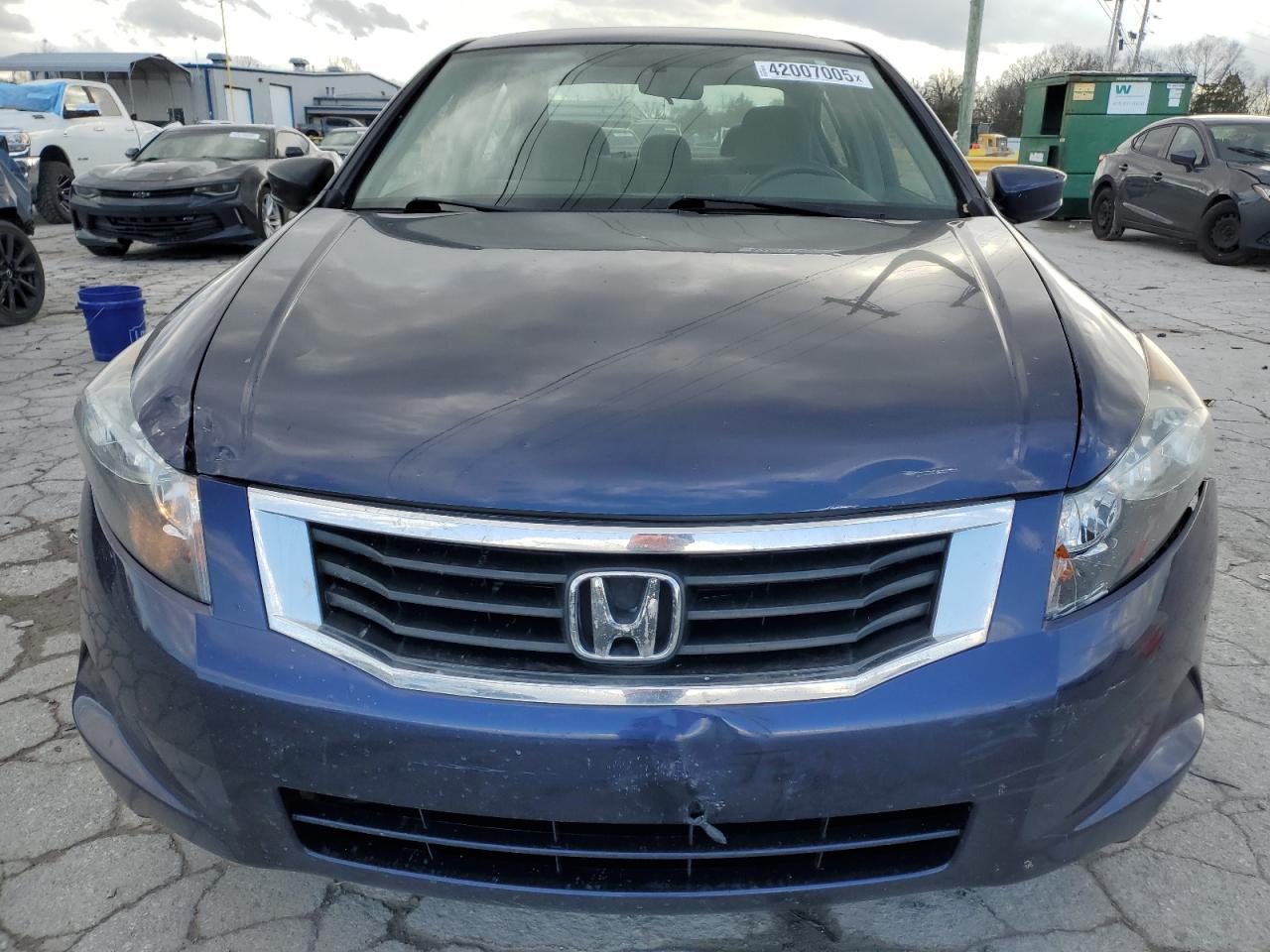2009 Honda Accord VIN JHMCP26369C005865 Copart auction photo, front end / minor dent/scratches damage thumbnail 5