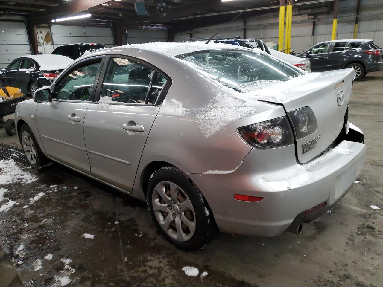 2008 Mazda 3 VIN JM1BK32FX81132162 Copart auction photo, rear end / hail damage thumbnail 2