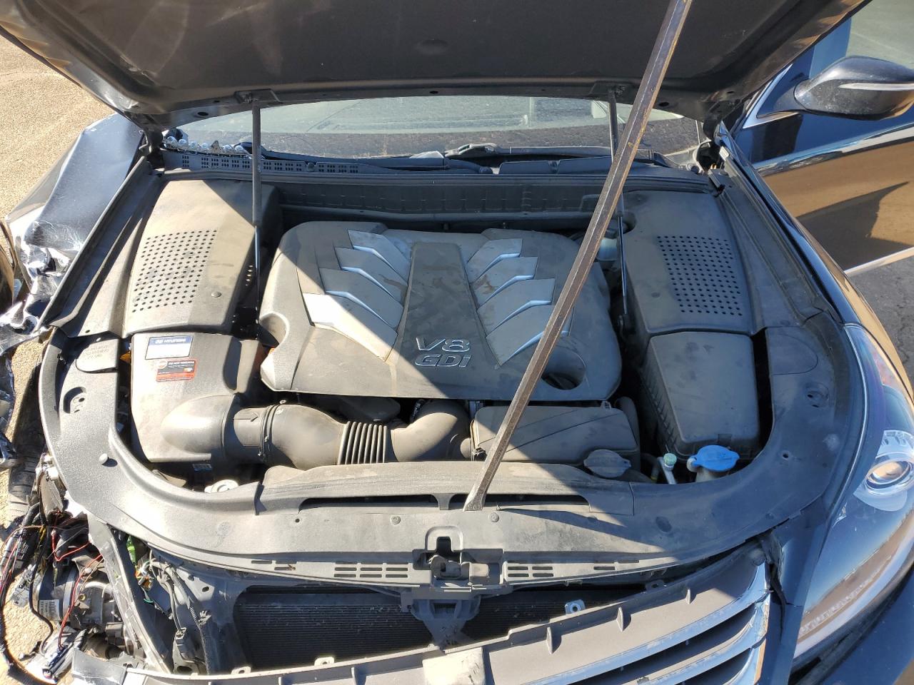 2014 Hyundai Equus VIN KMHGH4JH6EU089300 Copart auction photo, front end damage thumbnail 12