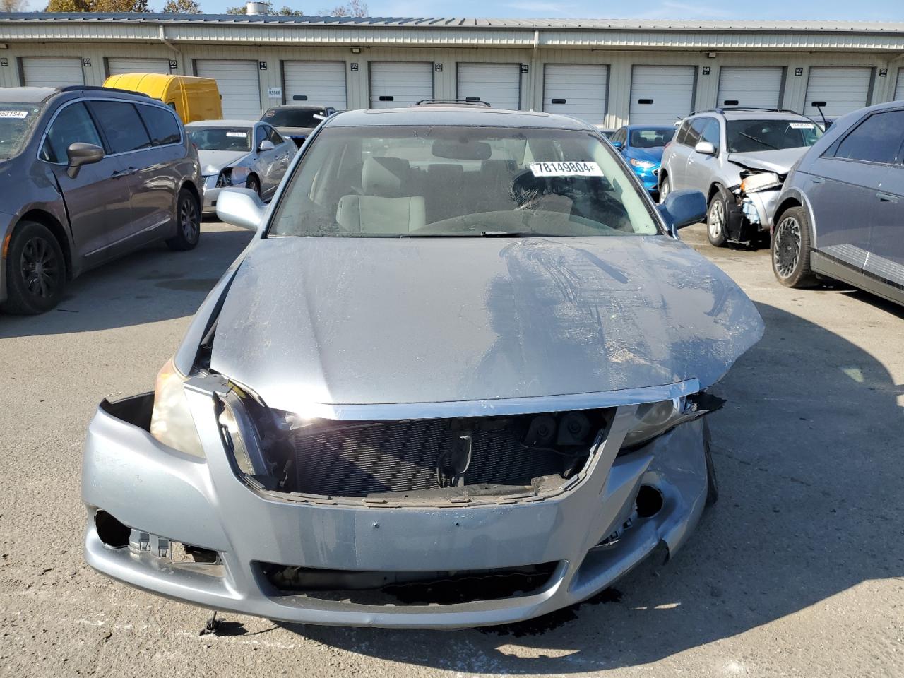 2008 Toyota Avalon VIN 4T1BK36B58U301621 Copart auction photo, front end / undercarriage damage thumbnail 5