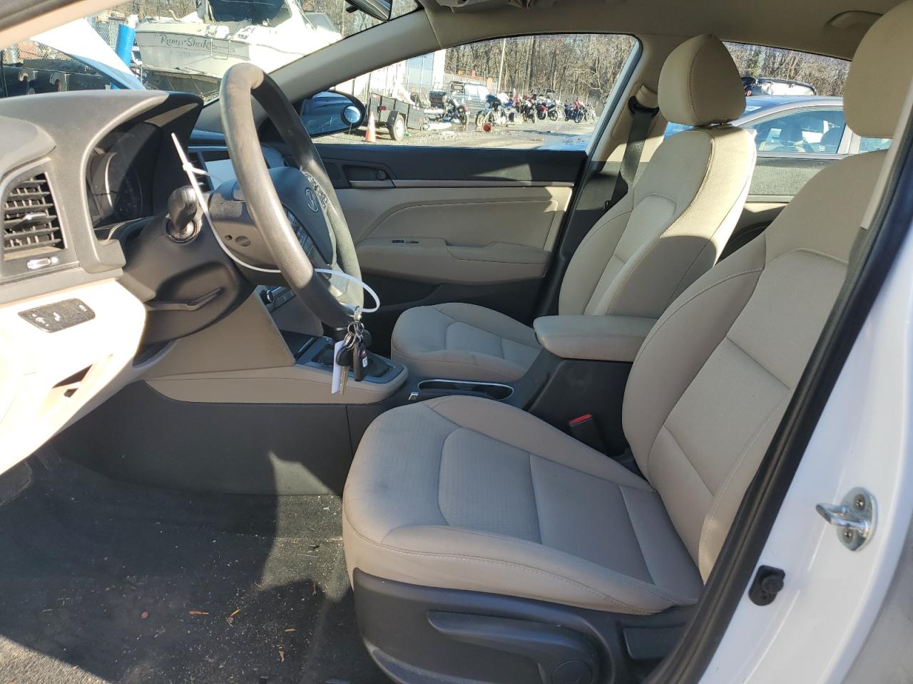 2018 Hyundai Elantra VIN 5NPD84LF4JH232767 Copart auction photo, front end damage thumbnail 7