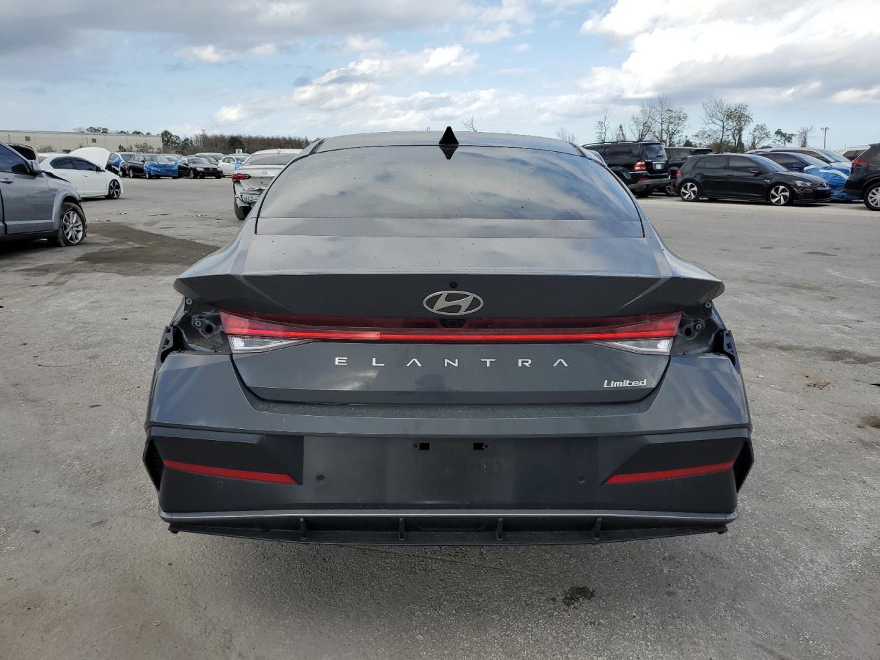 2024 Hyundai Elantra VIN KMHLP4DGXRU648146 Copart auction photo, side / rear end damage thumbnail 6