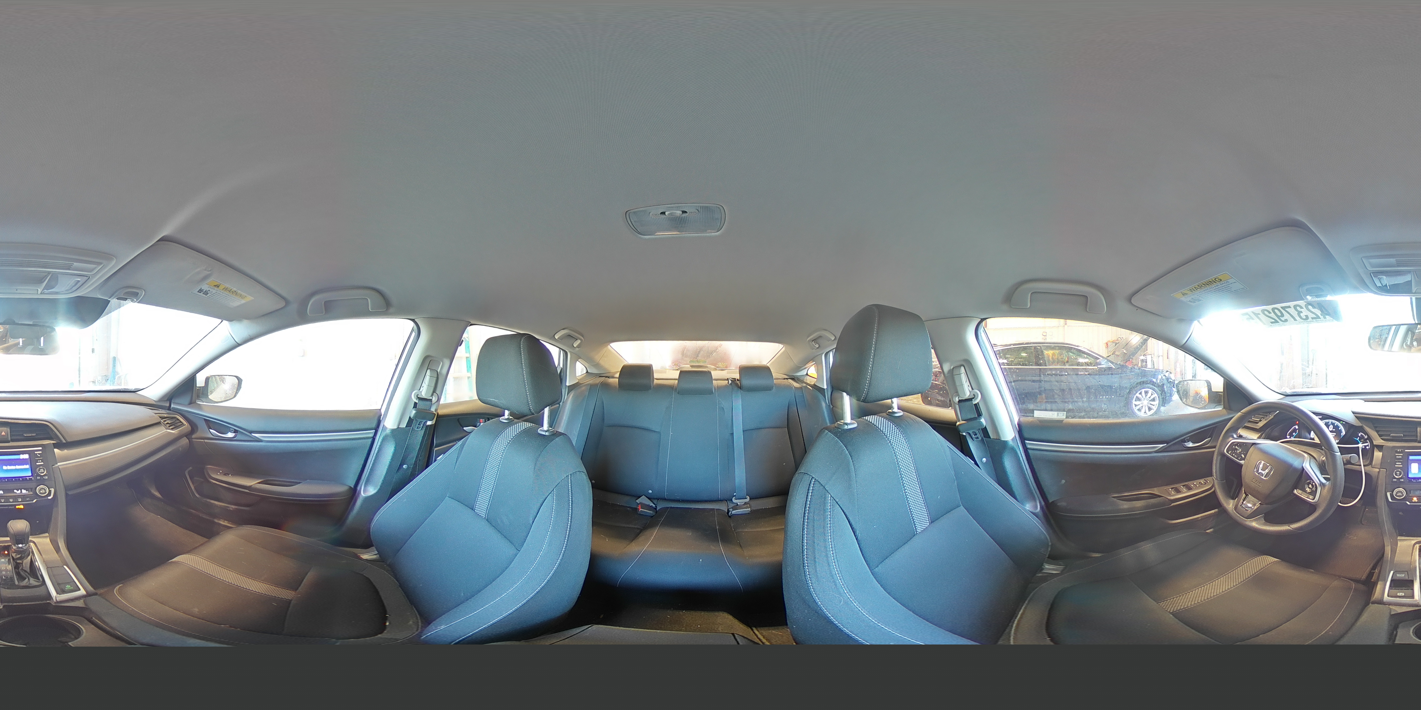 2019 Honda Civic VIN 2HGFC2F63KH600620 Copart auction photo, rear end damage thumbnail 14