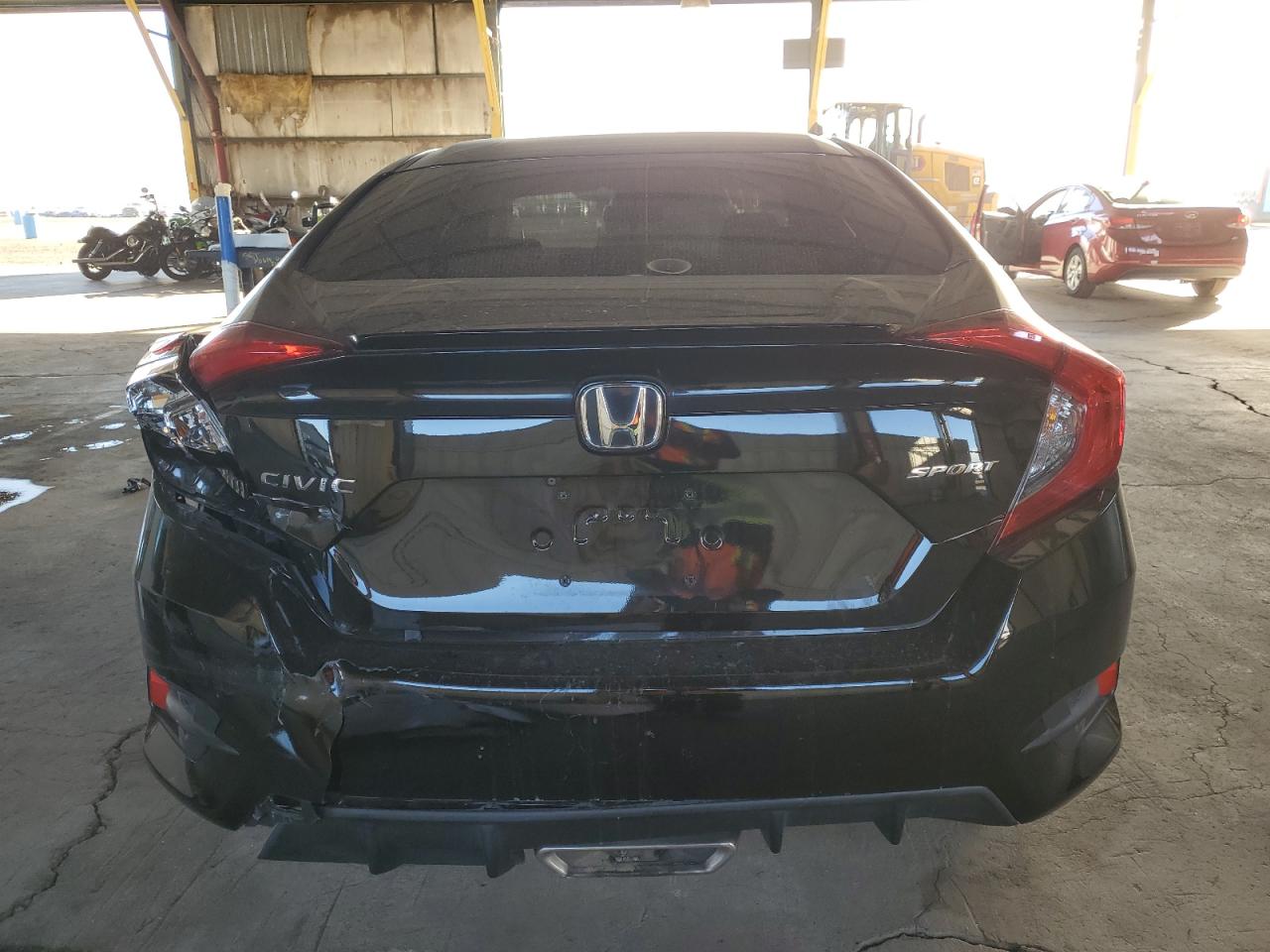 2019 Honda Civic VIN 19XFC2F8XKE202638 Copart auction photo, front end damage thumbnail 6