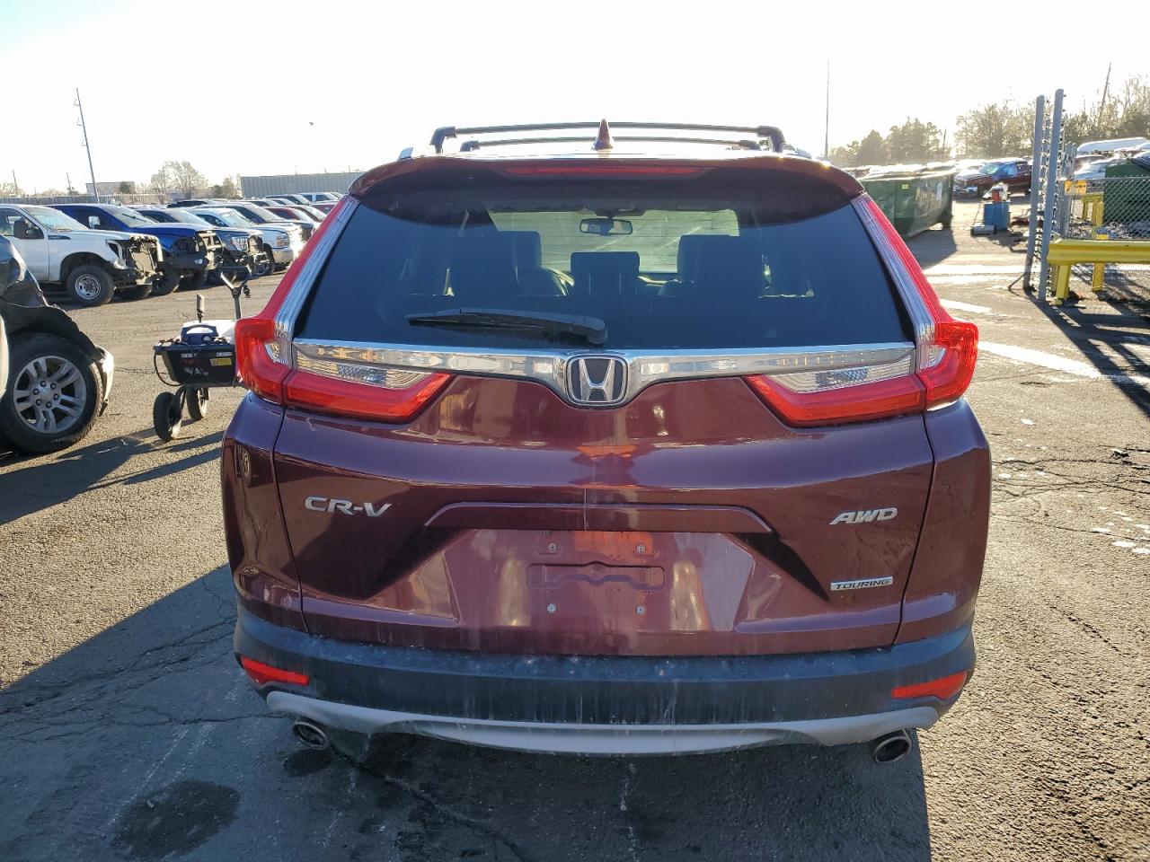 2017 Honda CR-V VIN 2HKRW2H9XHH655902 Copart auction photo, side / hail damage thumbnail 6
