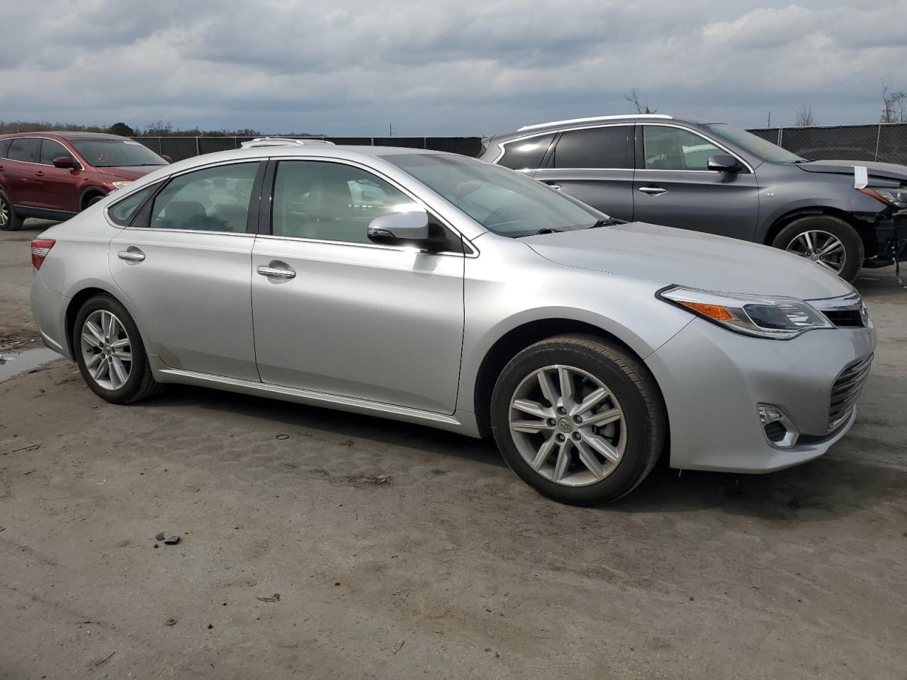 2013 Toyota Avalon VIN 4T1BK1EB0DU067338 Copart auction photo, side / rear end damage thumbnail 4
