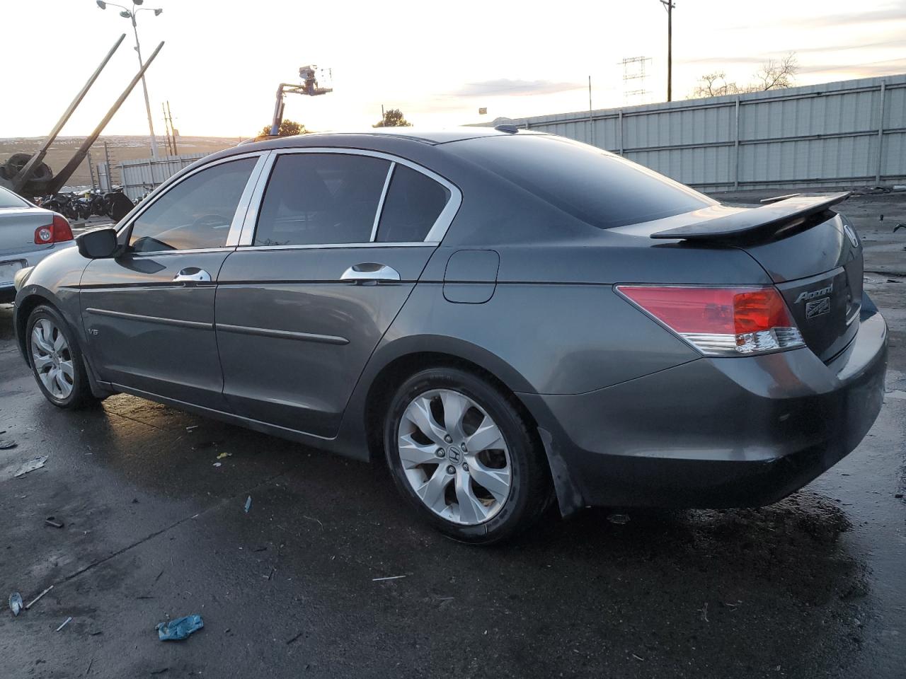 2009 Honda Accord VIN 1HGCP36809A026498 Copart auction photo, side / front end damage thumbnail 2