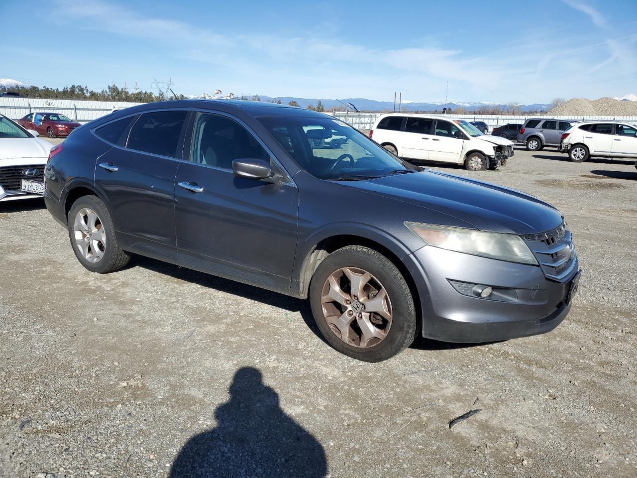 2010 Honda Accord VIN 5J6TF2H57AL007853 Copart auction photo, mechanical damage thumbnail 4