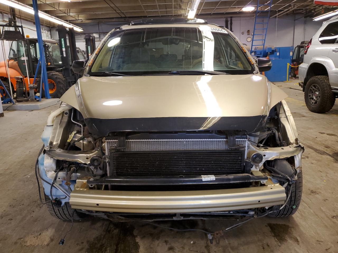 2008 Honda CR-V VIN 3CZRE38528G706284 Copart auction photo, front end / side damage thumbnail 5