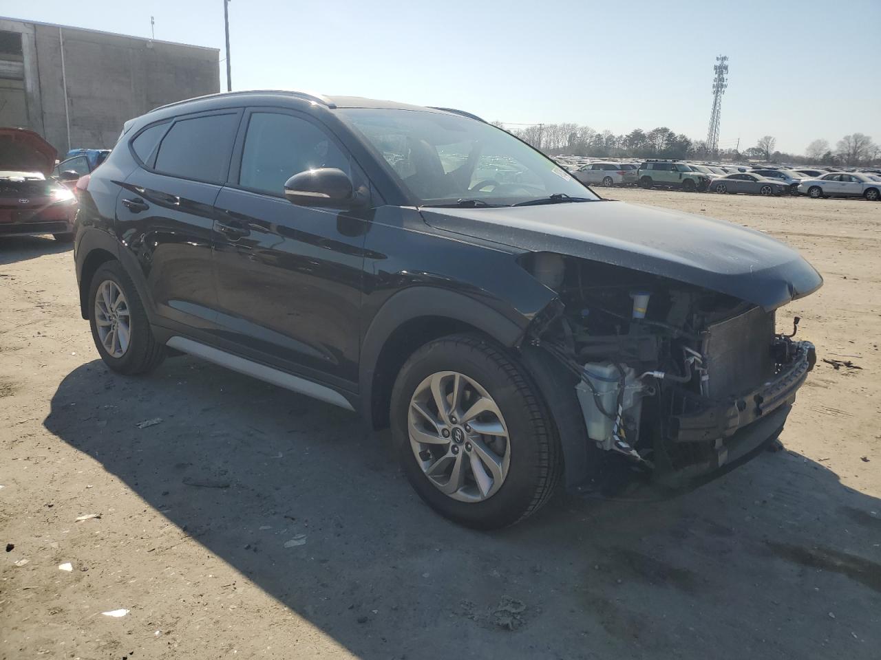 2017 Hyundai Tucson VIN KM8J3CA43HU464883 Copart auction photo, front end / minor dent/scratches damage thumbnail 4