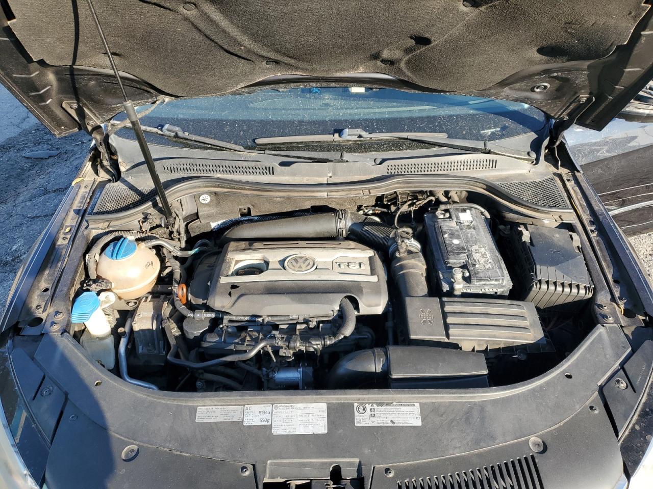 2013 Volkswagen Passat CC VIN WVWBN7AN8DE517648 Copart auction photo, all over damage thumbnail 13