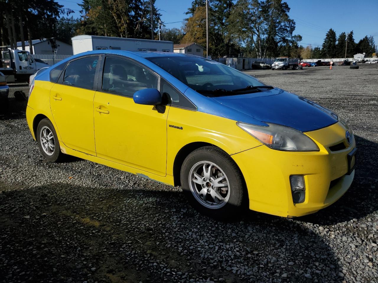 2011 Toyota Prius VIN JTDKN3DU9B0286958 Copart auction photo, mechanical damage thumbnail 4