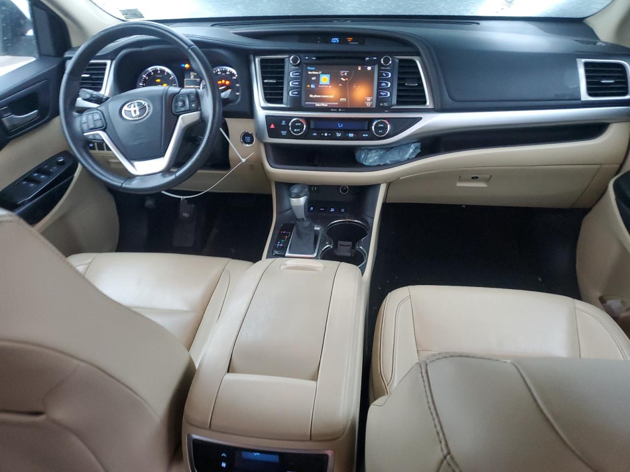 2014 Toyota Highlander VIN 5TDJKRFH1ES067629 Copart auction photo, rear end / front end damage thumbnail 8