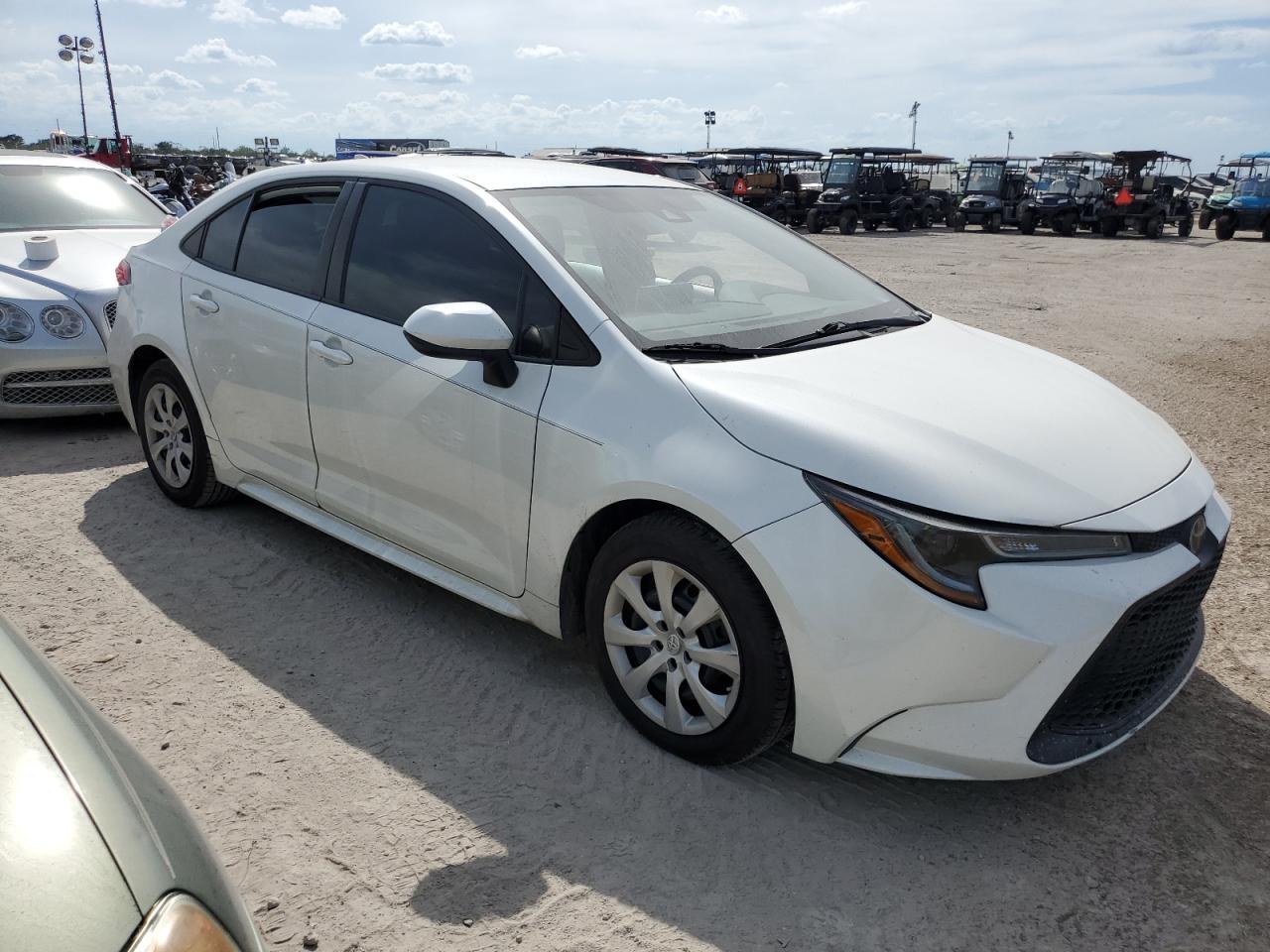 2020 Toyota Corolla VIN 5YFEPRAE1LP120917 Copart auction photo, water/flood damage thumbnail 4