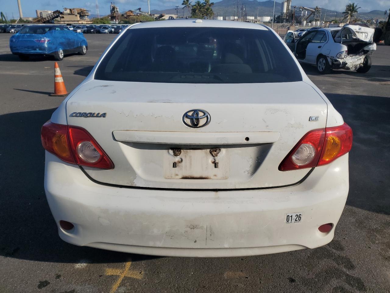 2010 Toyota Corolla VIN 1NXBU4EE2AZ285119 Copart auction photo, front end / side damage thumbnail 6