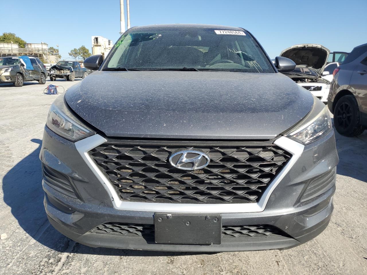 2019 Hyundai Tucson VIN KM8J23A41KU945578 Copart auction photo, side / rear end damage thumbnail 5