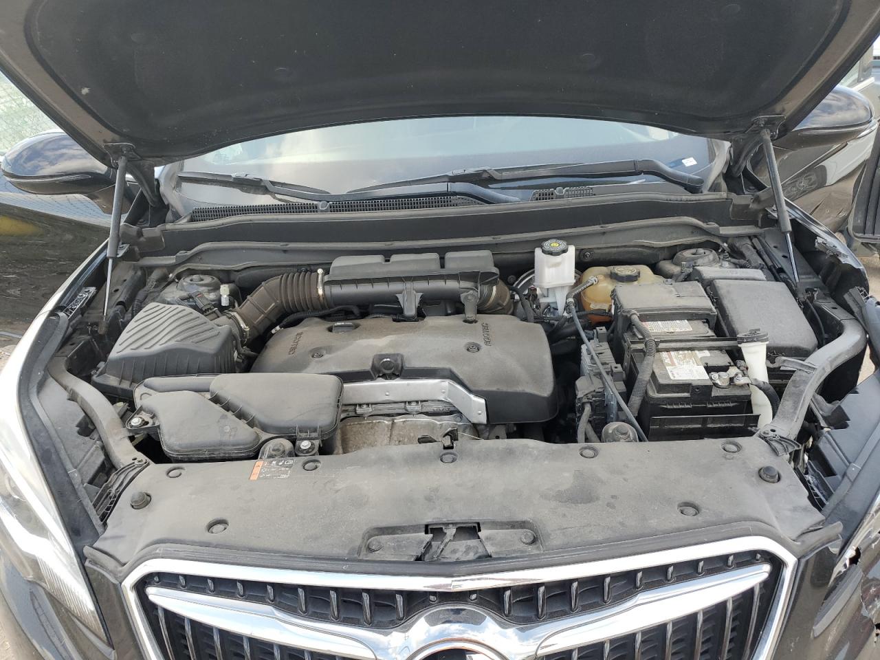 2020 Buick Envision VIN LRBFXCSA2LD213363 Copart auction photo, side / front end damage thumbnail 11