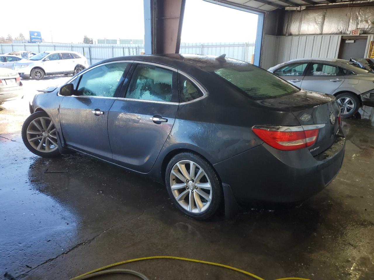 2013 Buick Verano VIN 1G4PP5SK7D4140031 Copart auction photo, front end / side damage thumbnail 2