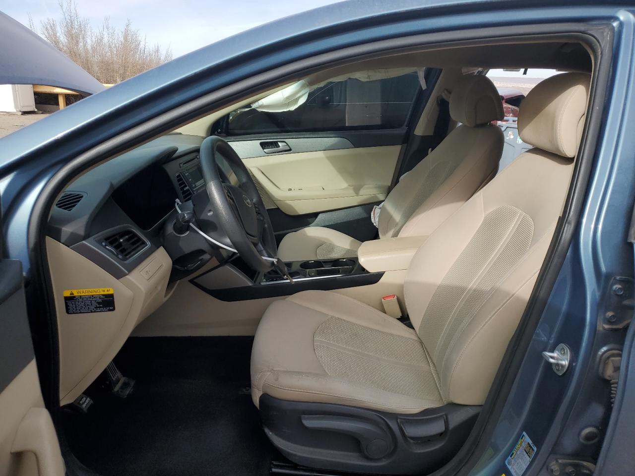 2016 Hyundai Sonata VIN 5NPE24AF4GH401509 Copart auction photo, side / front end damage thumbnail 7
