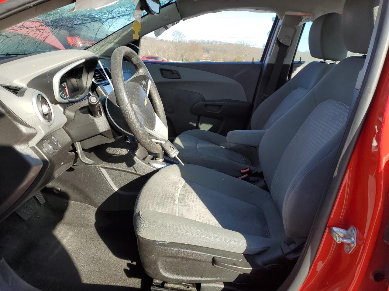 2017 Chevrolet Sonic VIN 1G1JB5SH4H4102929 Copart auction photo, rollover damage thumbnail 7