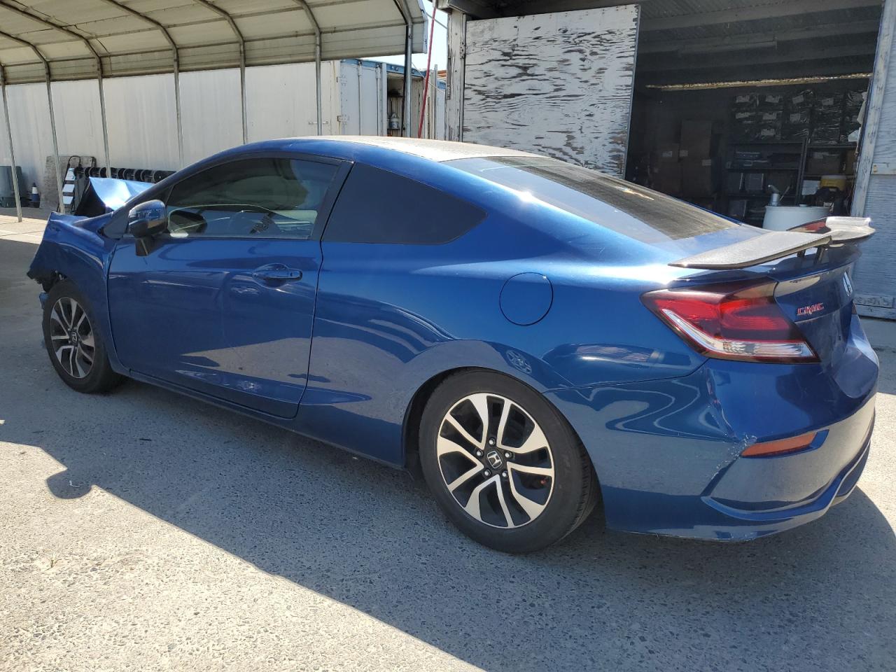 2015 Honda Civic VIN 2HGFG3B50FH514582 Copart auction photo, front end / side damage thumbnail 2