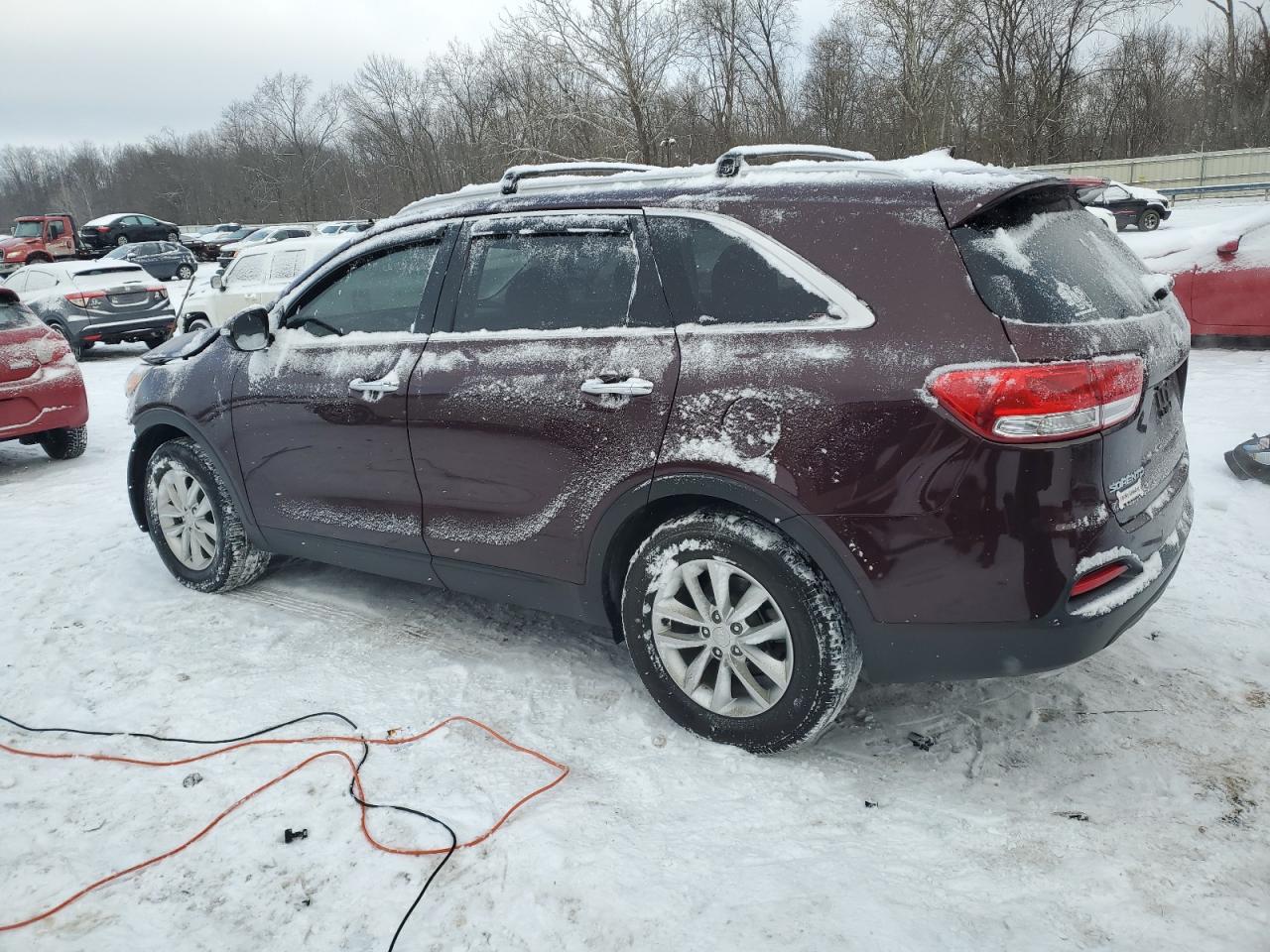 2018 KIA Sorento VIN 5XYPG4A30JG419603 Copart auction photo, front end damage thumbnail 2