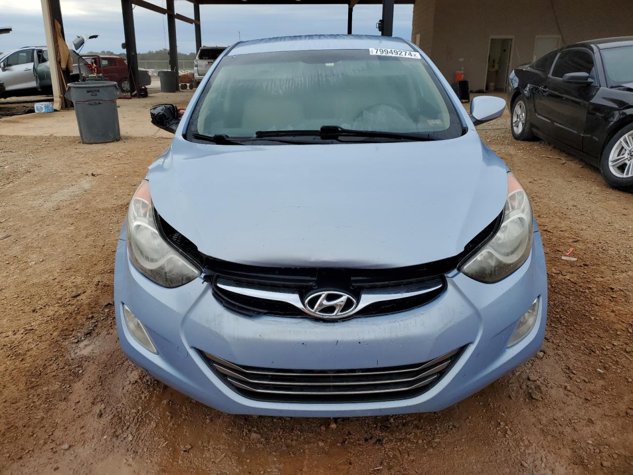 2013 Hyundai Elantra VIN KMHDH4AE5DU640856 Copart auction photo, front end damage thumbnail 5