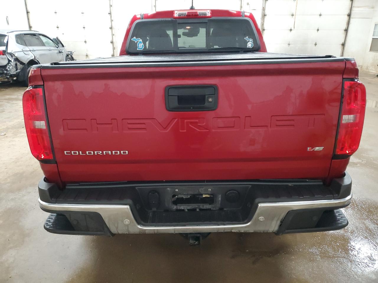 2022 Chevrolet Colorado VIN 1GCGTCEN7N1101694 Copart auction photo, front end / side damage thumbnail 6