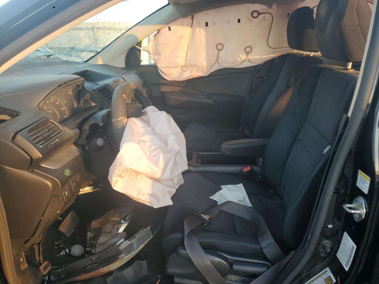 2014 Honda CR-V VIN 2HKRM3H33EH566885 Copart auction photo, all over / frame damage damage thumbnail 7