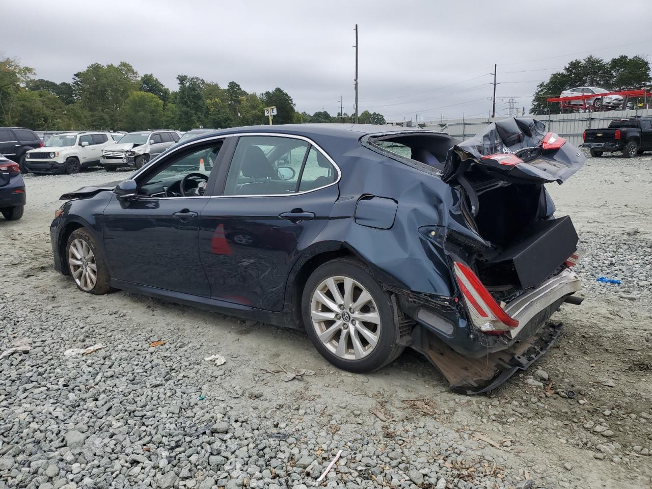 2018 Toyota Camry VIN 4T1B11HK3JU536111 Copart auction photo, all over damage thumbnail 2