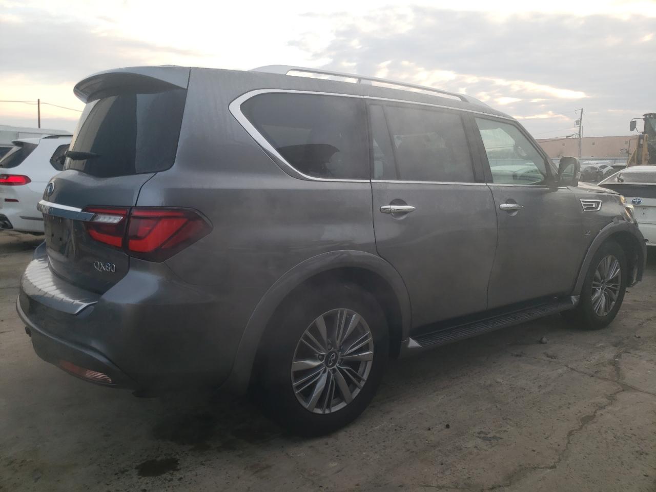 2019 Infiniti QX80 VIN JN8AZ2NE8K9232200 Copart auction photo, front end damage thumbnail 3
