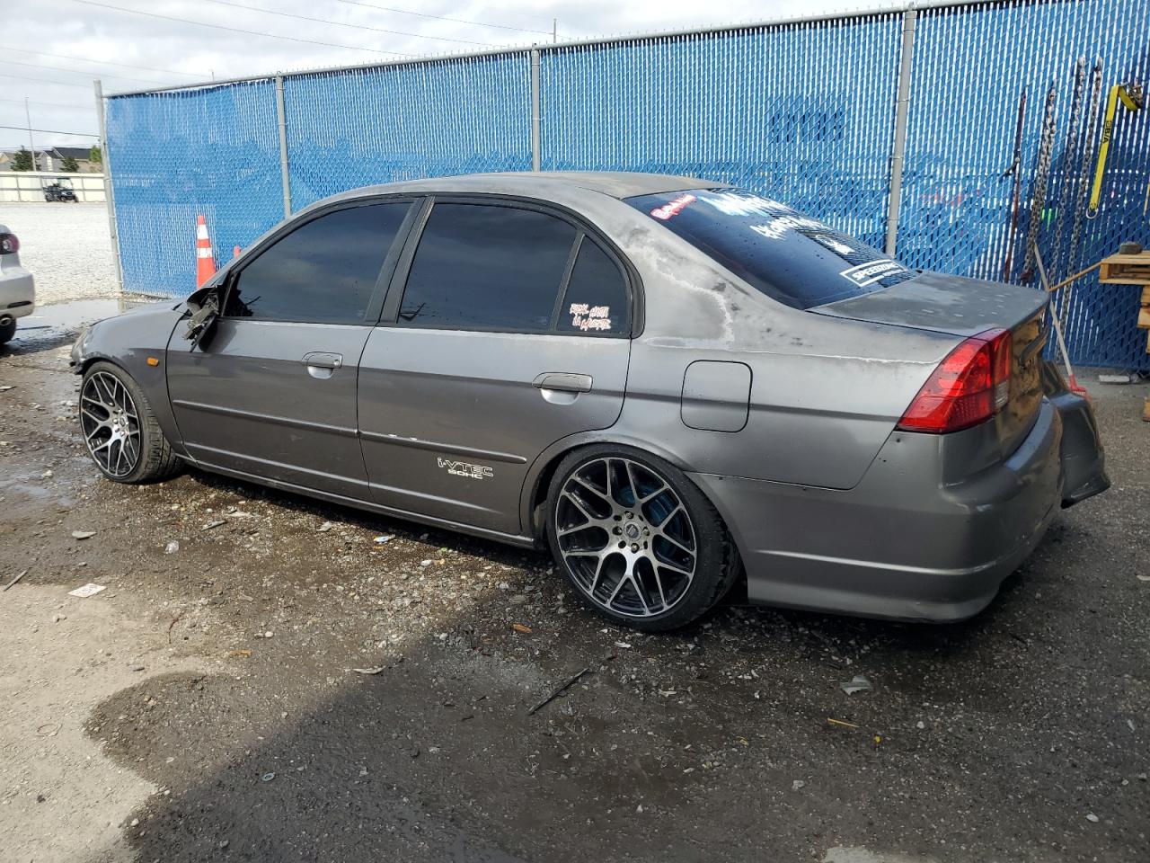 2005 Honda Civic VIN 2HGES26785H523884 Copart auction photo, rear end / front end damage thumbnail 2
