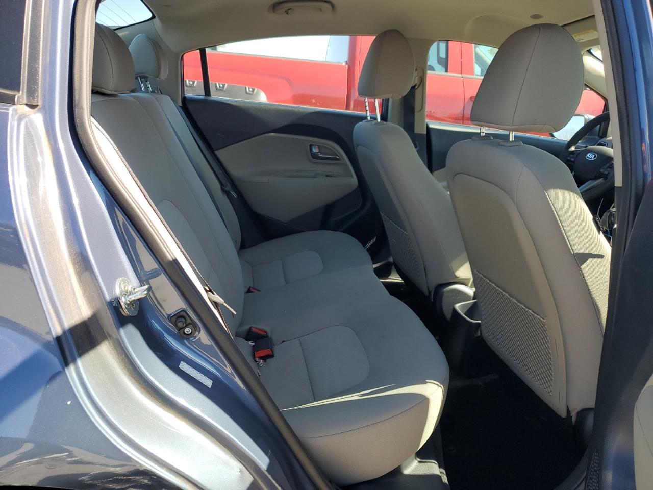 2016 KIA Rio VIN KNADM4A37G6681235 Copart auction photo, side damage thumbnail 10