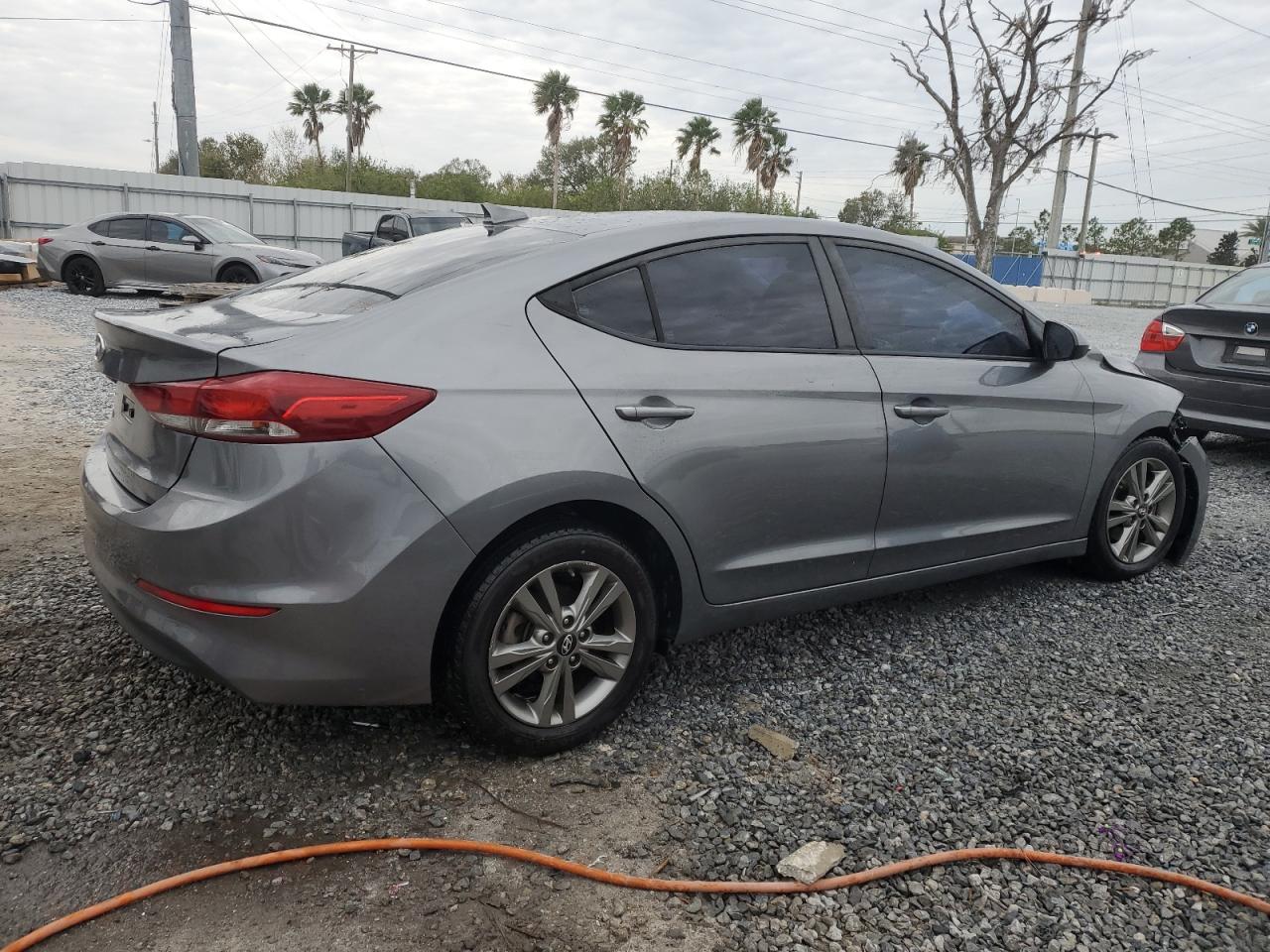 2018 Hyundai Elantra VIN 5NPD84LF6JH370908 Copart auction photo, front end / undercarriage damage thumbnail 3