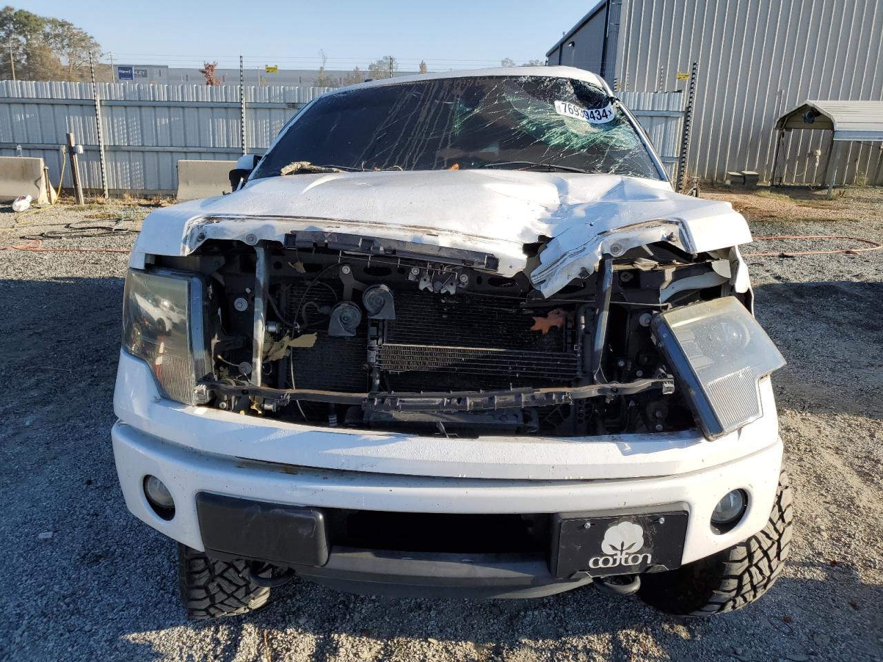 2013 Ford F-150 VIN 1FTFW1ET7DFC77460 Copart auction photo, top/roof / minor dent/scratches damage thumbnail 5
