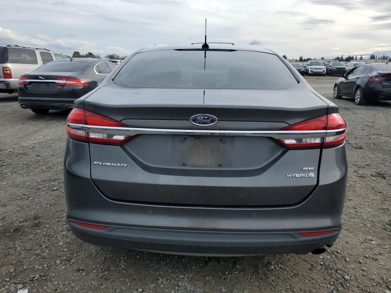 2017 Ford Fusion VIN 3FA6P0LUXHR142457 Copart auction photo, front end damage thumbnail 6