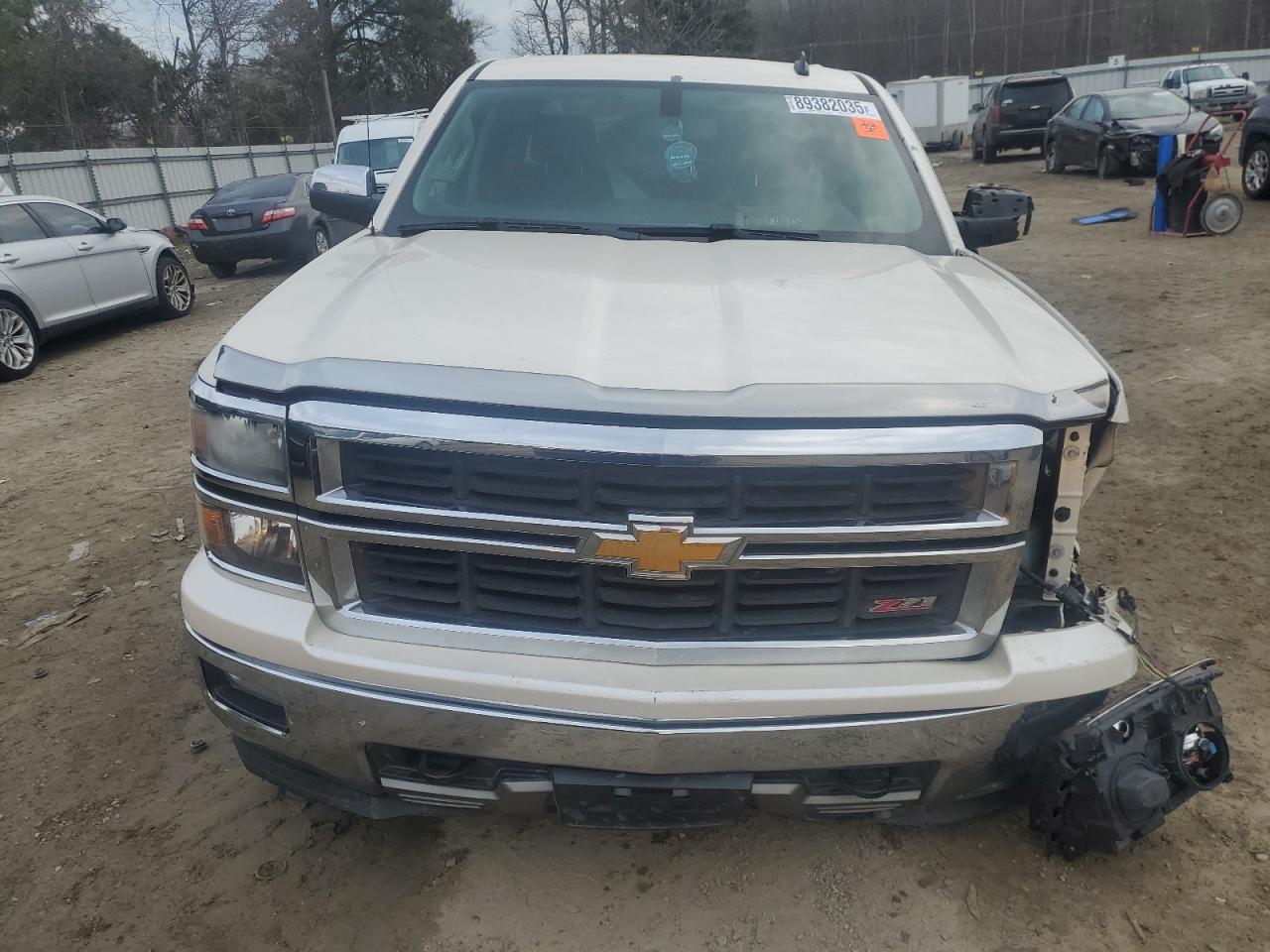 2014 Chevrolet Silverado VIN 3GCUKREC5EG212253 Copart auction photo, biohazard/chemical / front end damage thumbnail 5