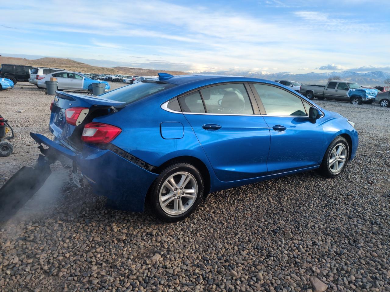 2017 Chevrolet Cruze VIN 1G1BE5SM4H7203251 Copart auction photo, front end / rear end damage thumbnail 3