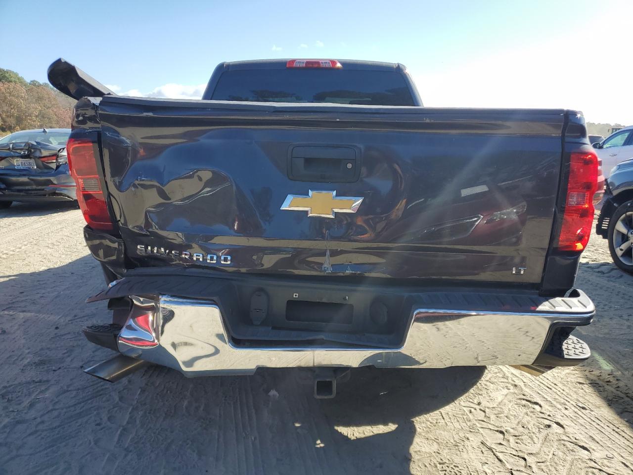 2014 Chevrolet Silverado VIN 1GCVKREC2EZ181919 Copart auction photo, rear end / front end damage thumbnail 6