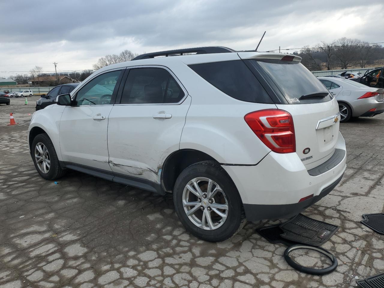 2017 Chevrolet Equinox VIN 2GNALCEK2H1505388 Copart auction photo, side / rear end damage thumbnail 2
