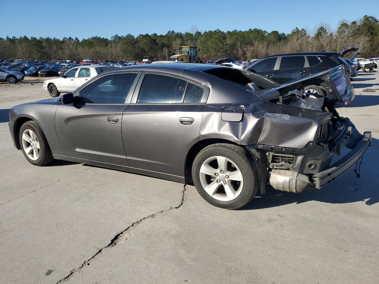 2014 Dodge Charger VIN 2C3CDXBG1EH267594 Copart auction photo, rear end damage thumbnail 2