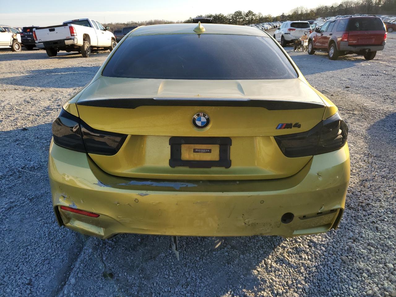 2015 BMW M4 VIN WBS3R9C56FK333954 Copart auction photo, all over / mechanical damage thumbnail 6