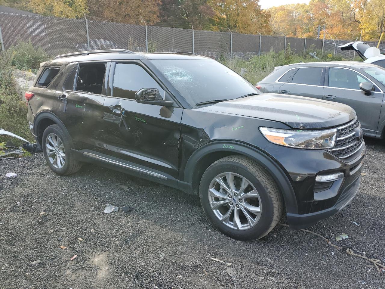 2023 Ford Explorer VIN 1FMSK8DH9PGB90363 Copart auction photo, all over damage thumbnail 4