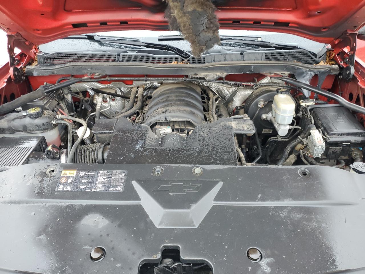 2014 Chevrolet Silverado VIN 3GCUKREC2EG208953 Copart auction photo, burn - engine damage thumbnail 12